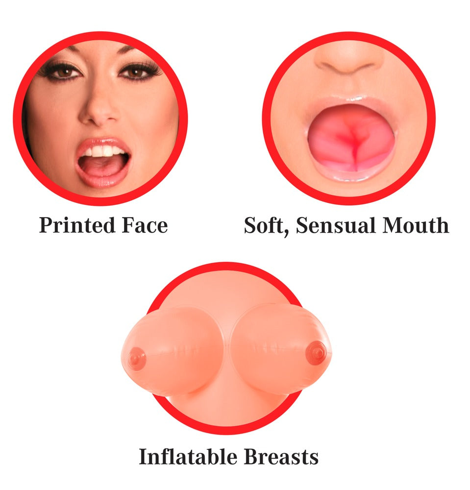PED Brook Le Hook Life-Size - Muñeca Inflable Realista