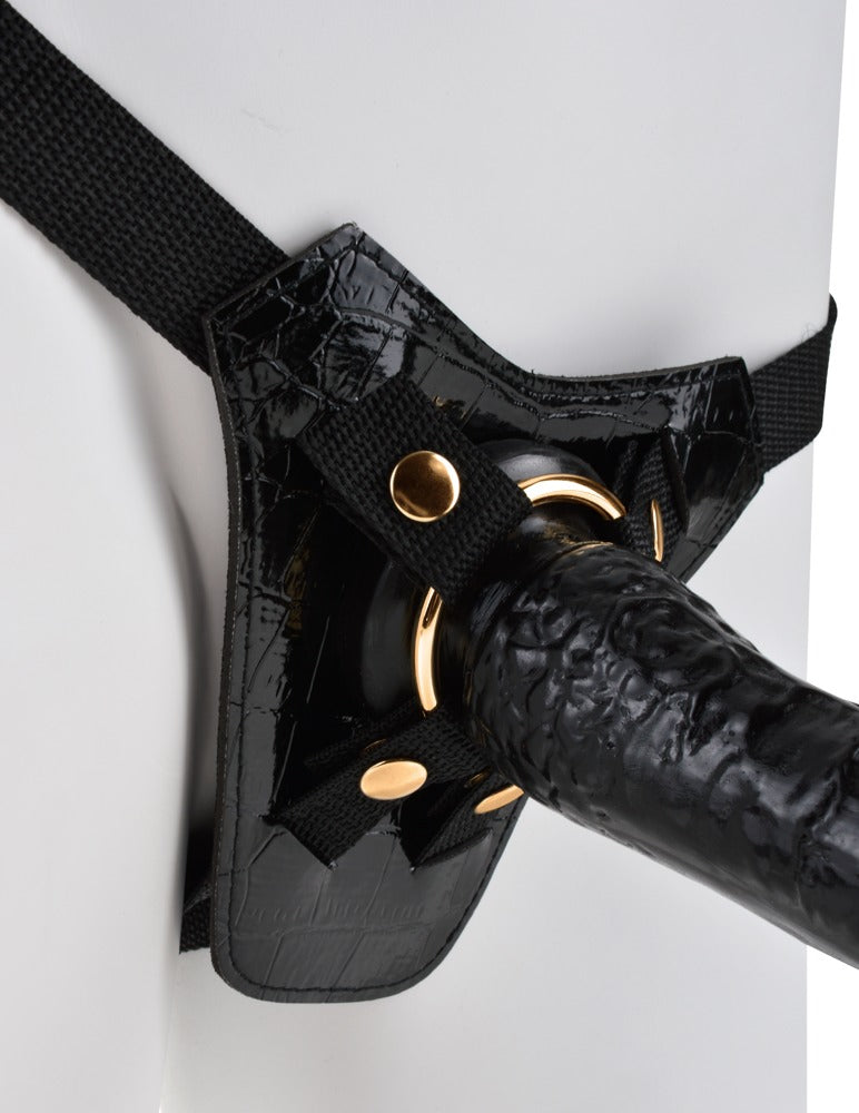 FFG Designer Strap-On Arnés Ajustable con Dildo Extraíble