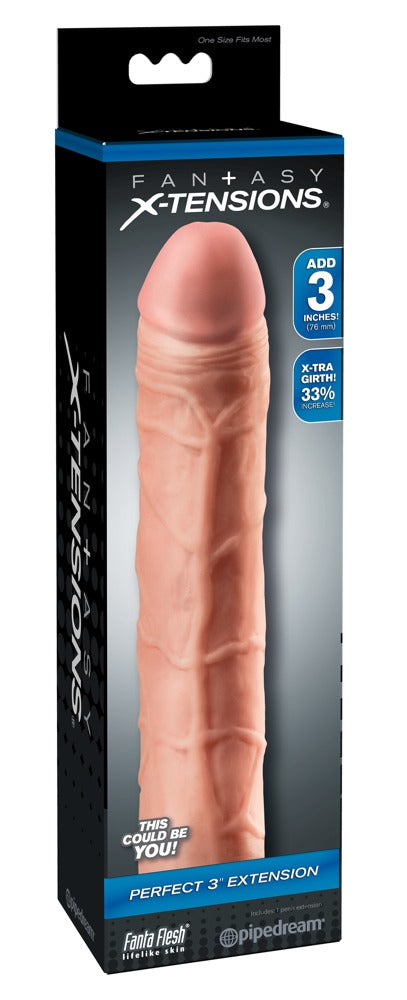 Fantasy X-Tensions 3" Extension Light - Funda Extensora de Pene
