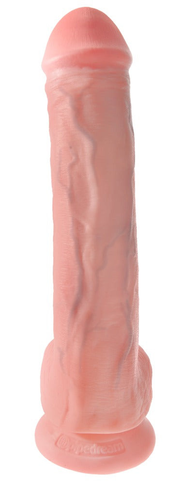 King Cock 13" Dildo Realista XXL con Testículos y Ventosa