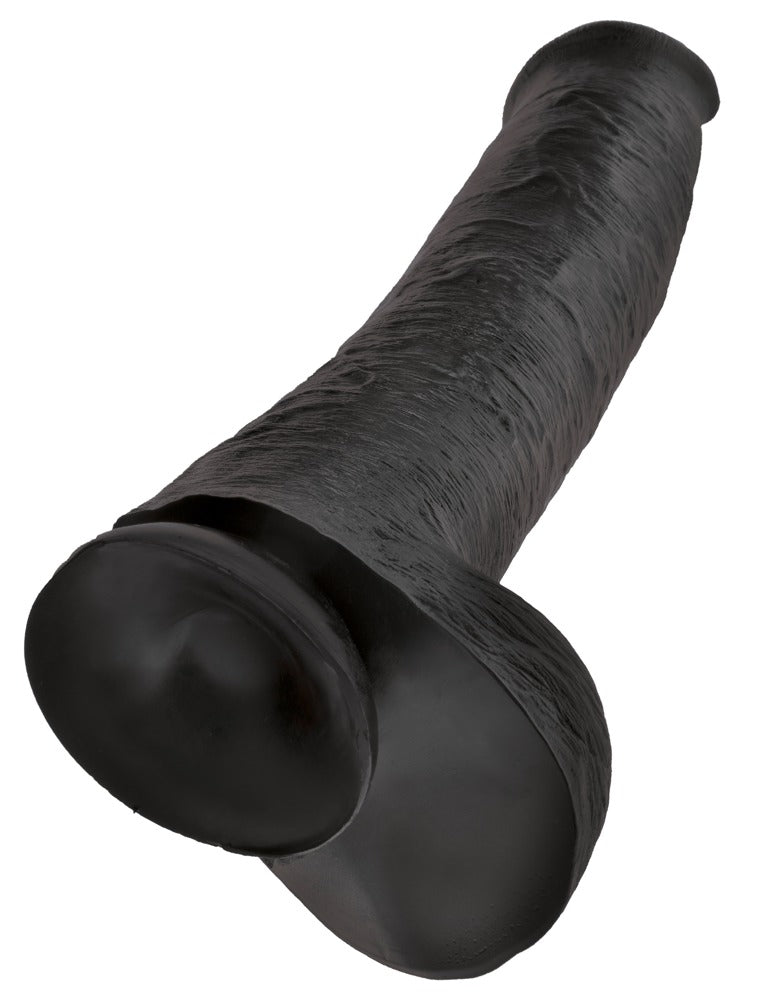 King Cock 15" Dildo Realista XXL con Testículos y Ventosa