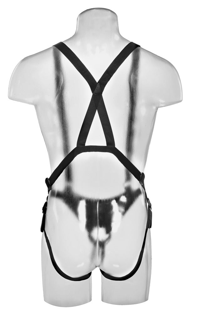 KC 10 Hollow Strap On Suspend - Arnés Ajustable con Consolador Hueco