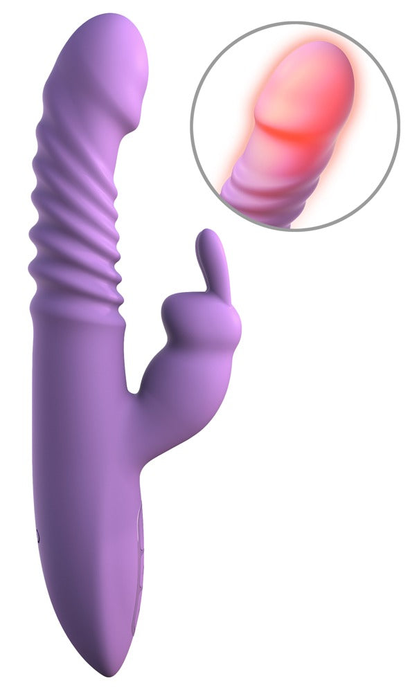 FFH Her Thrusting Silicone Rabbit - Vibrador con Estimulador de Clítoris