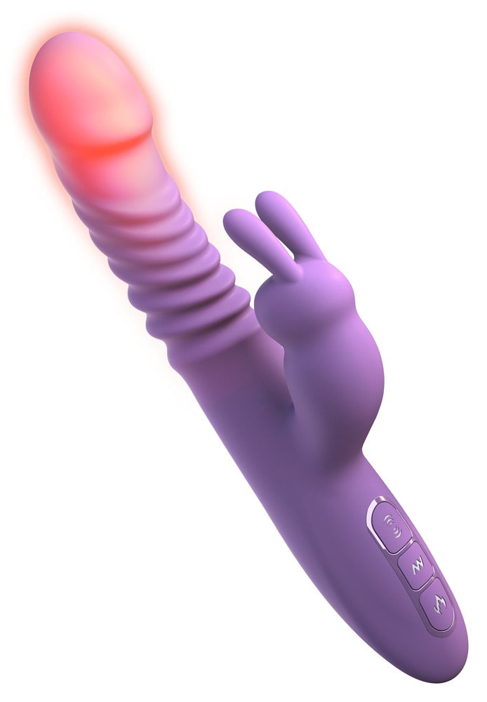 FFH Her Thrusting Silicone Rabbit - Vibrador con Estimulador de Clítoris