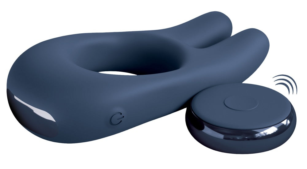 Deimos - Anillo Vibrador de Pareja con Doble Estimulador de Clítoris