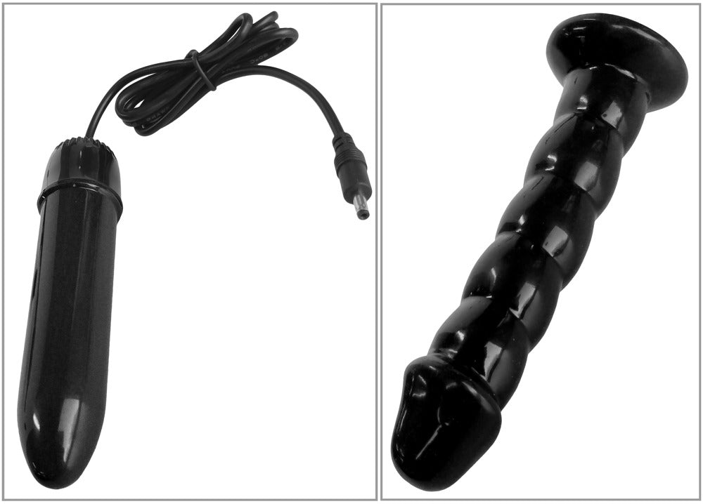 FFS Body Dock Sex Machine Black - Máquina Sexual Eléctrica con Mando a Distancia
