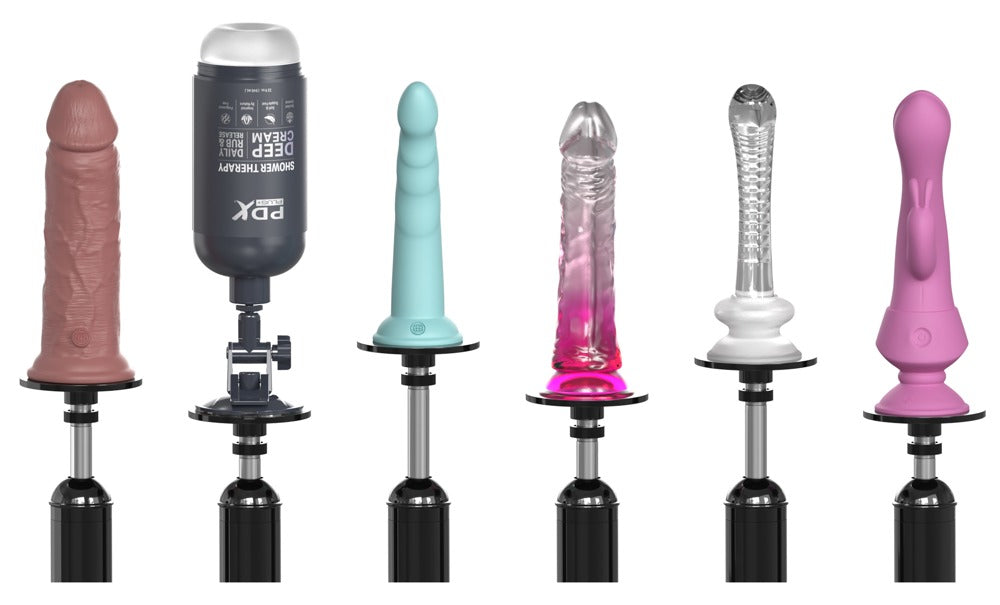 FFS Body Dock Sex Machine Black - Máquina Sexual Eléctrica con Mando a Distancia