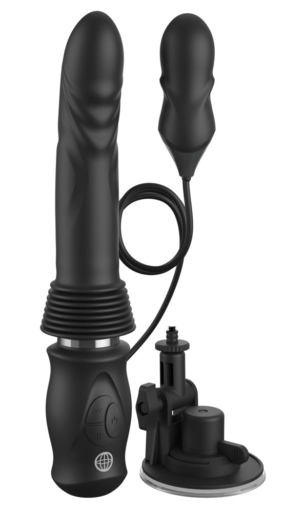 FFS Ultimate Silicone Thruster - Vibrador de Pareja con Huevo Estimulador