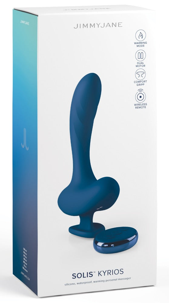 JJ Solis Kyrios - Vibrador Anal con Calor y Mando a Distancia