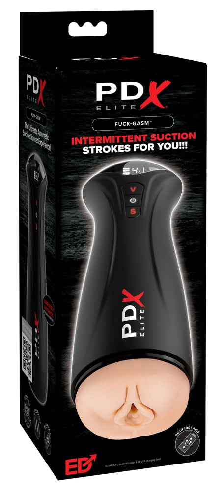 PDX Elite Fuck-Gasm Light - Masturbador Automático con Vibración