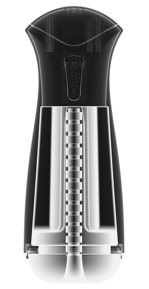 PDX Elite Fap-Gasm Frosted - Masturbador Automático con Vibración