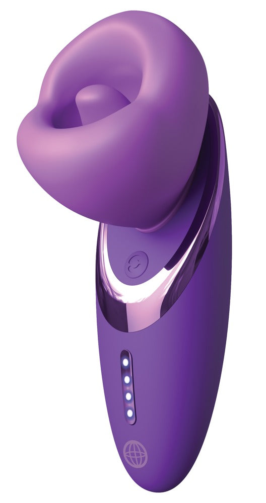 Fantasy For Her Pleasure Sucker Purple - Vibrador con Succión y Lengua Vibradora
