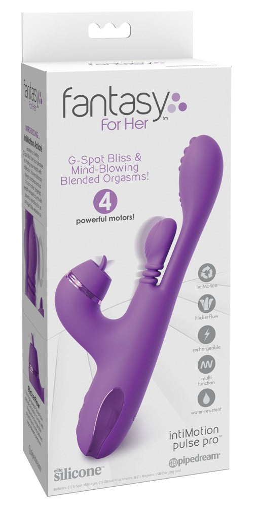 FFH IntiMotion Pulse Pro Púrpura - Vibrador Clitoris con Tecnología Dual