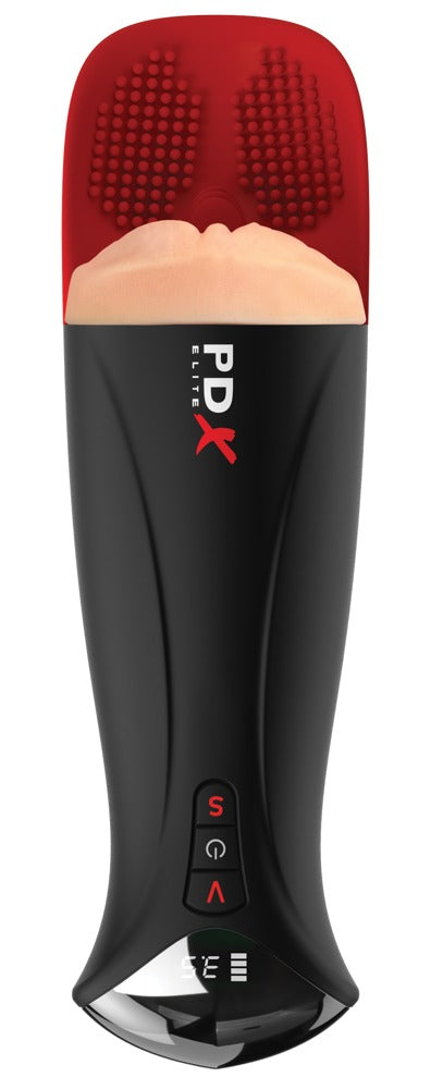 PDXE Fuck-O-Matic Pro XL Light - Masturbador con Vibración y Succión