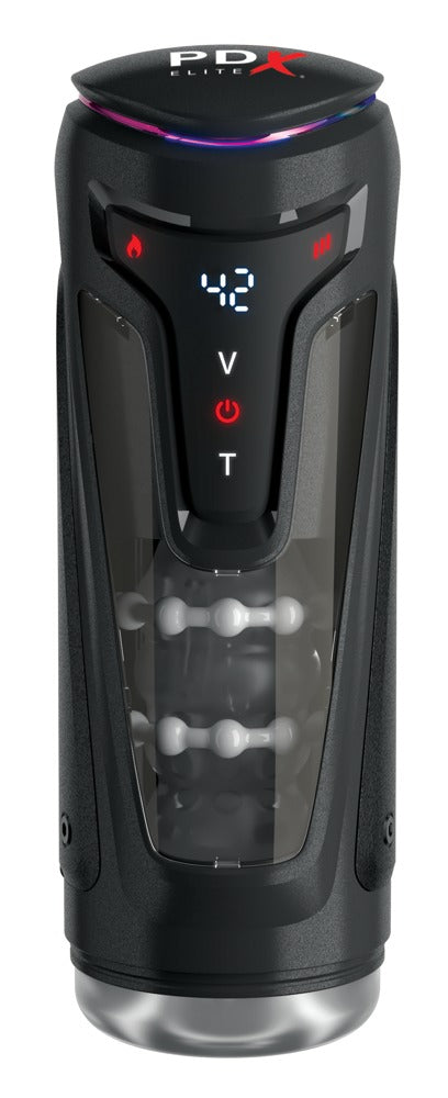 PDX Elite Moto-Bator Pro Light - Masturbador con Vibración y Calor