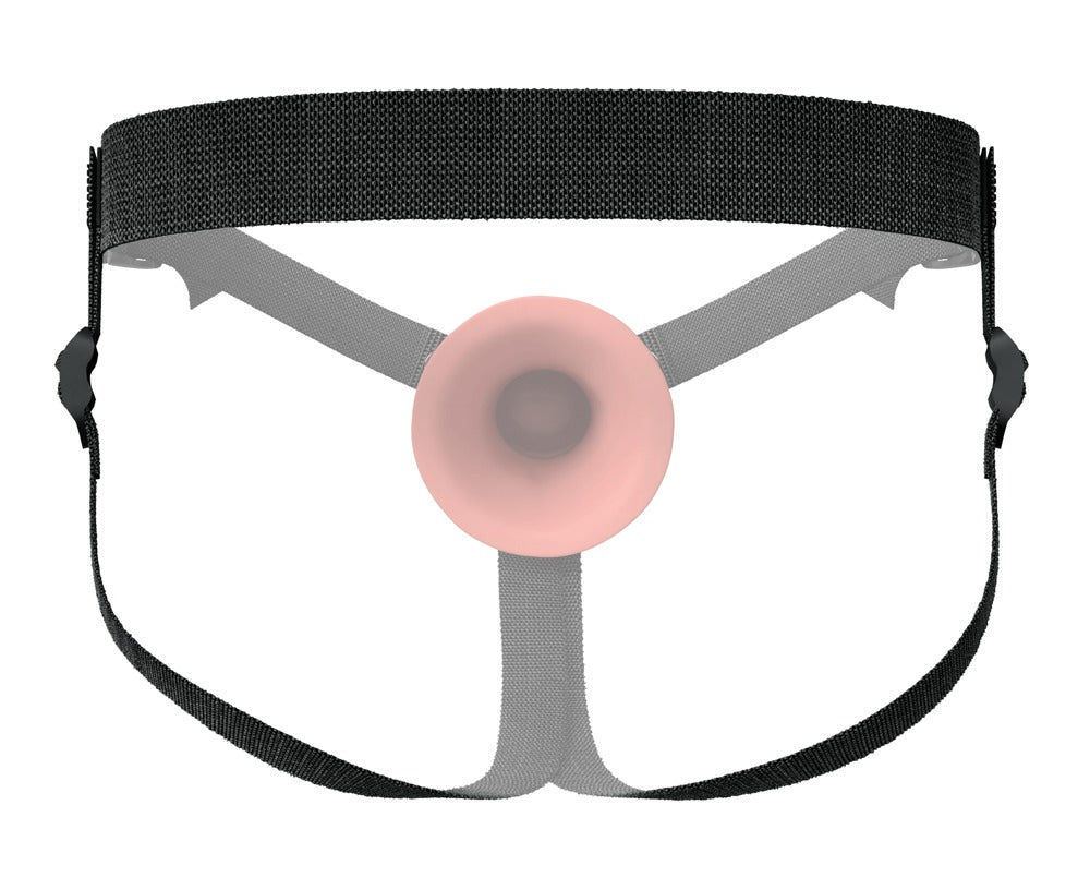 FXTE 9" Hollow Strap-On Dual - Arnés con Funda de Silicona