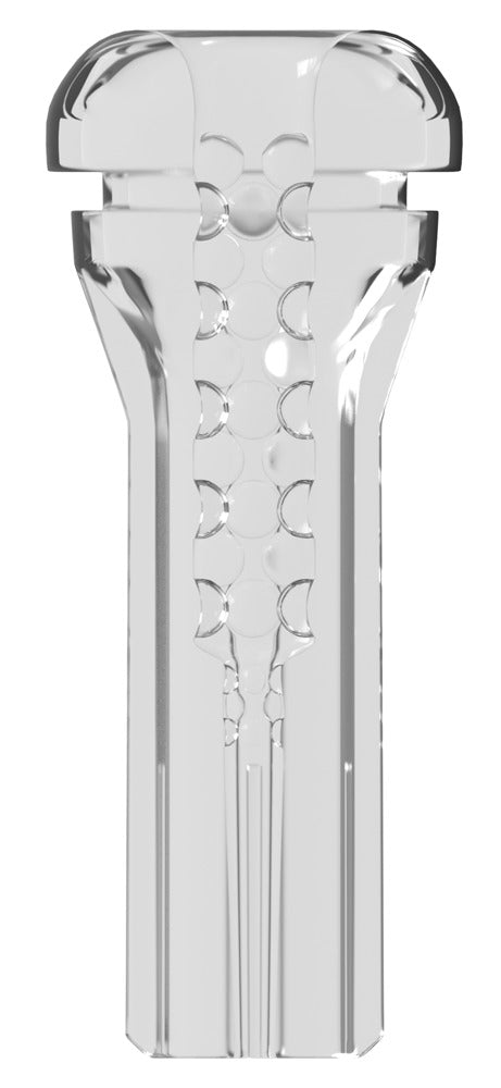 PDX Elite ViewTube XXL See-Thru - Masturbador Stroker Transparente con LED