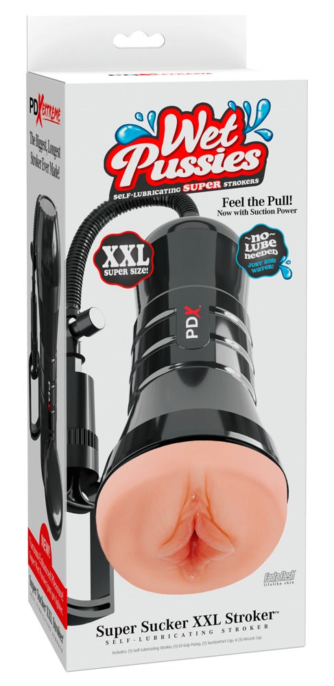 PDX Extreme SuperSucker XXL - Masturbador con Succión Realista