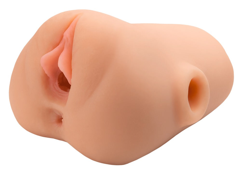 PDX Plus Double Pounder Vibrating - Masturbador con Vibración y Doble Canal
