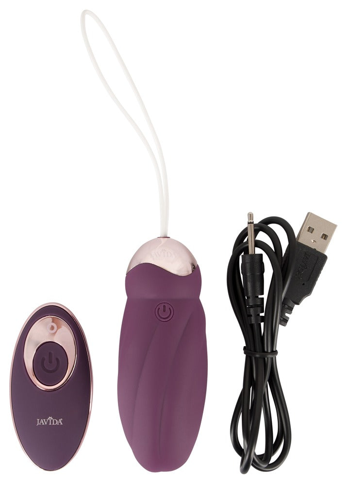 Javida RC Rotating Love Ball - Huevo Vibrador Recargable con Mando a Distancia