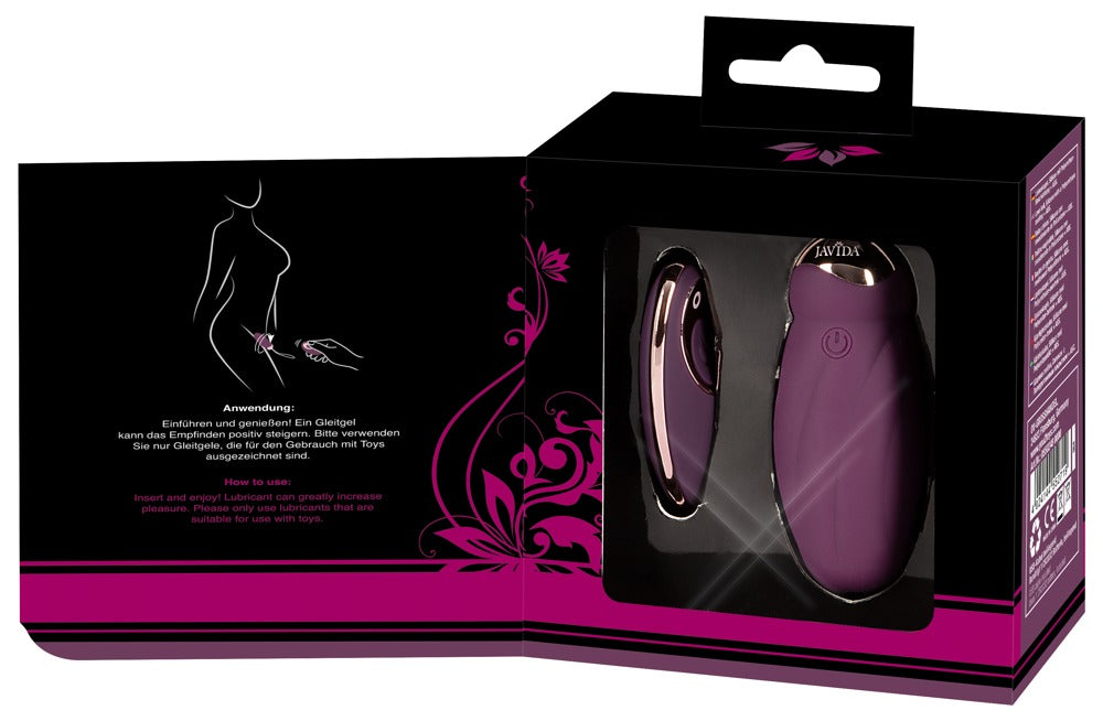 Javida RC Rotating Love Ball - Huevo Vibrador Recargable con Mando a Distancia