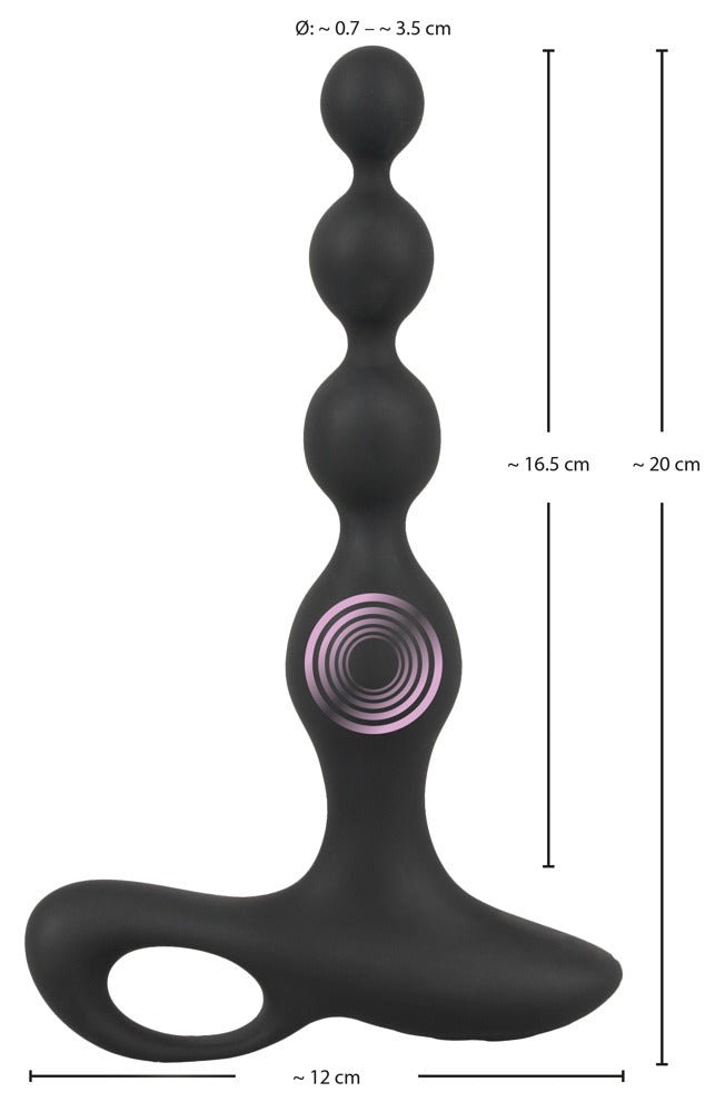 BV Vibrating Anal Beads - Vibrador Anal Recargable con 10 Modos