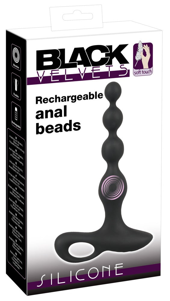 BV Vibrating Anal Beads - Vibrador Anal Recargable con 10 Modos