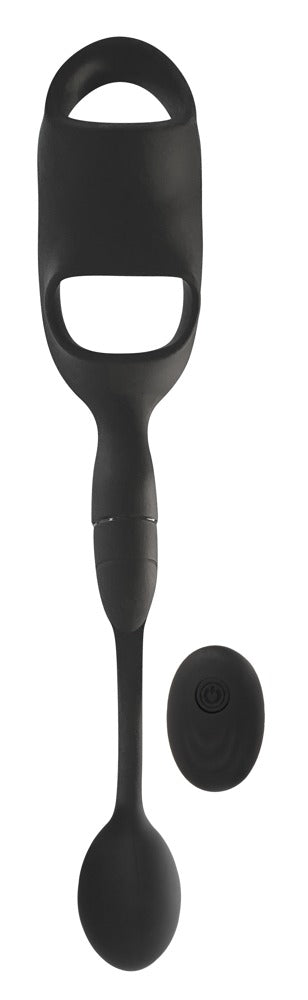 Anillo Peneano Rebel con Plug Anal Vibrador Controlable