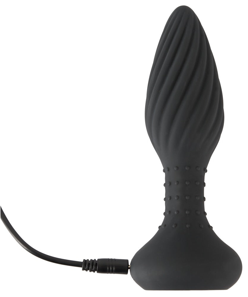 Plug Anal Textured Rotating Beads ANOS - Control Remoto