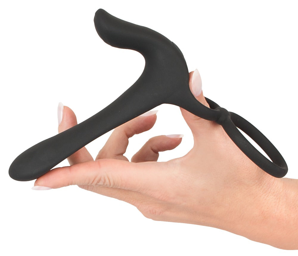 Black Velvets Couples Vibrator - Anillo Vibrador para Parejas