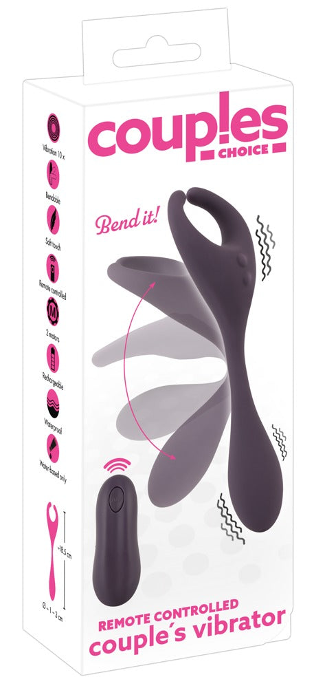 CC RC Couple's Vibr - Vibrador Doble con Control Remoto para Parejas