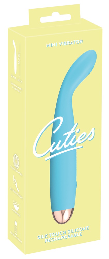 Cuties Mini Vibrador Azul 2.G - Minivibradores Discreto y Potente