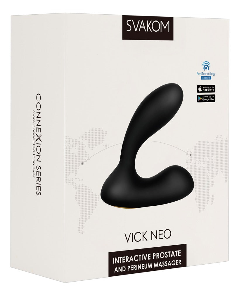 Vibrador Anal Svakom Vick Neo - Estimulación de Próstata e Interactivo