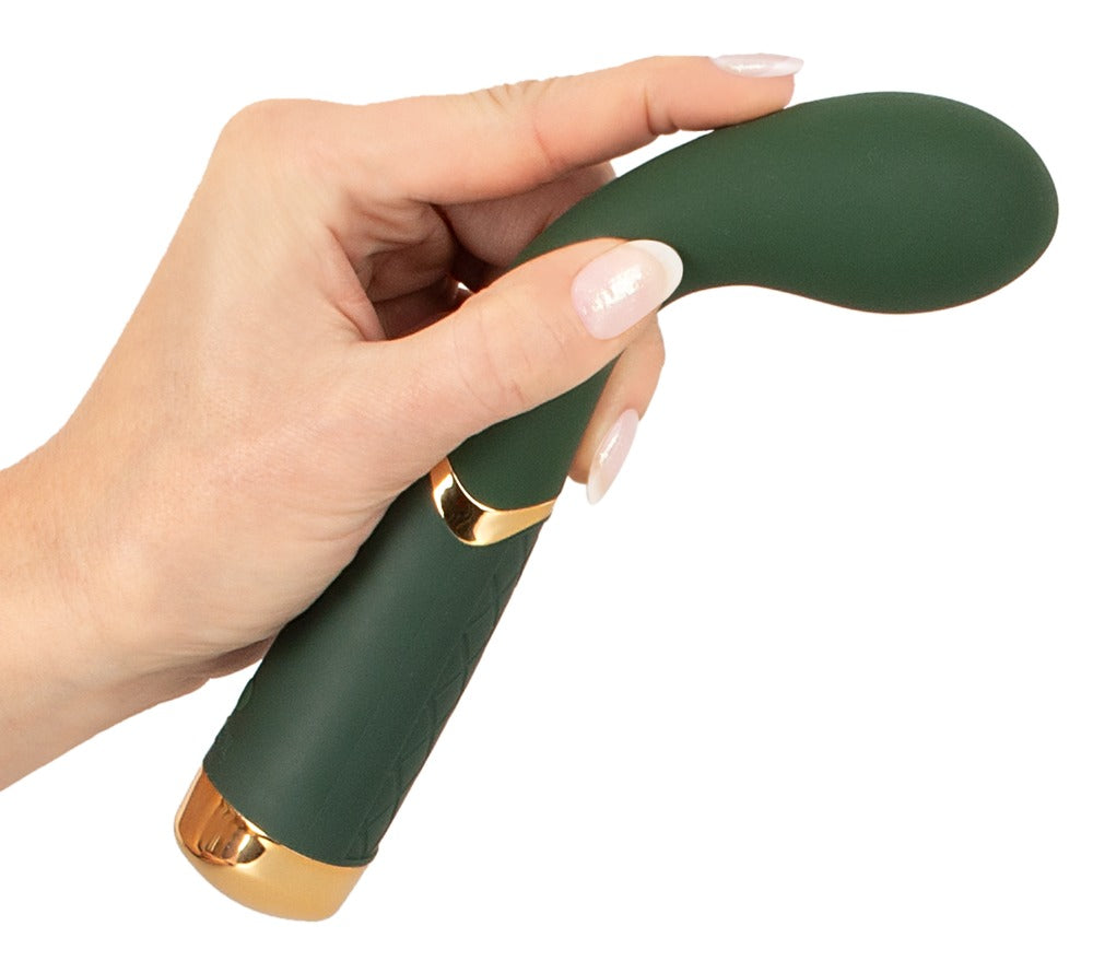 Vibrador Punto G Luxurious Emerald Love - 10 Modos de Vibración