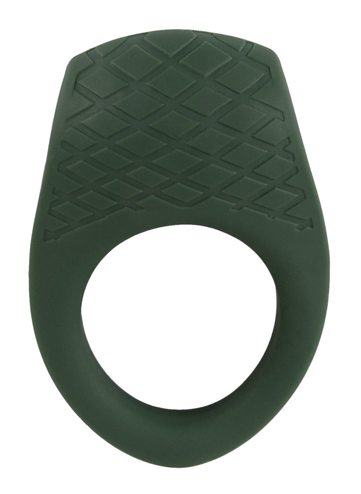 Anillo Vibrador Emerald Love con Estimulador - 10 Modos