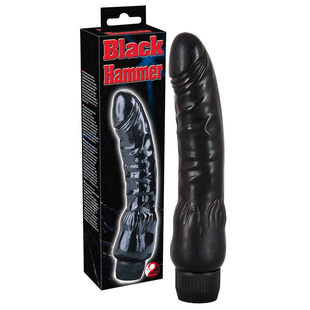 Vibrador Black Hammer You2Toys - Realista y Discreto