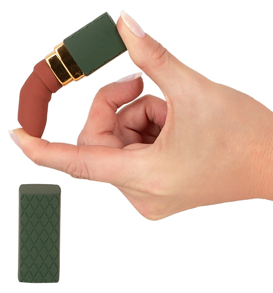Luxurious Lipstick Vibrator Emerald Love - Minivibrador Discreto