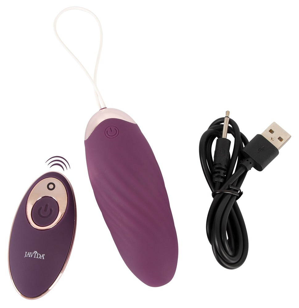 Javida RC Shaking Love Ball - Huevo Vibrador Recargable con Mando a Distancia