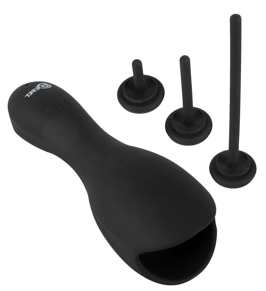 Rebel Glans Masturbator con 3 Dilatadores y Vibración