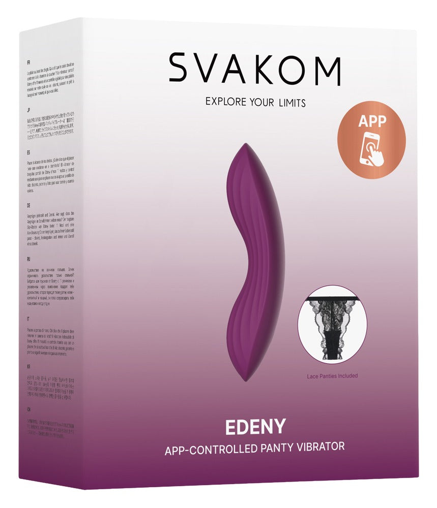 Svakom Edeny - Vibrador Externo Recargable con Control por App