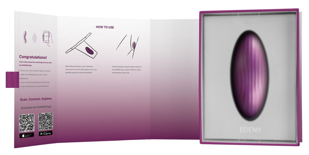 Svakom Edeny - Vibrador Externo Recargable con Control por App