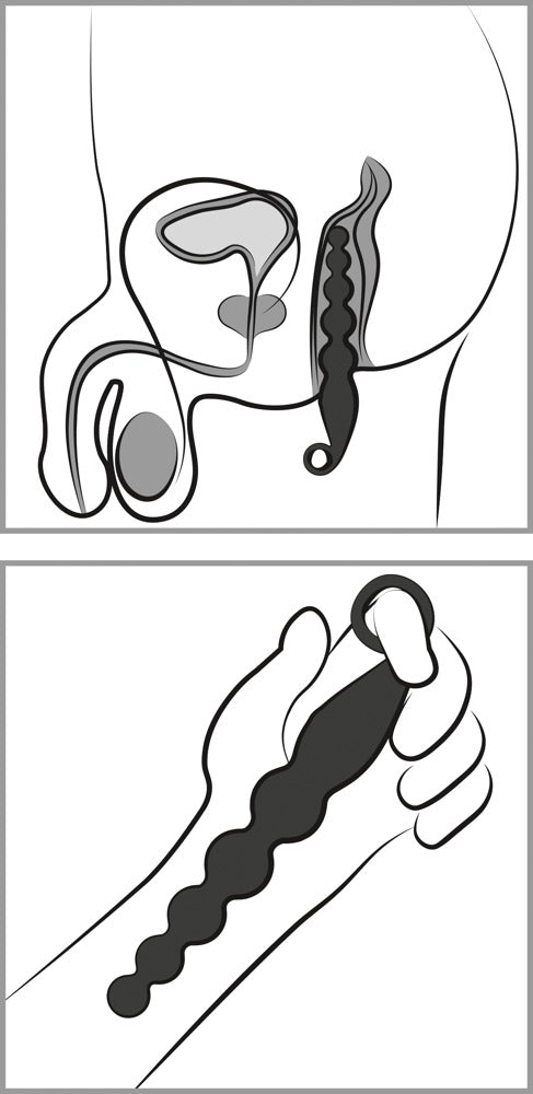 Años Vibrating Anal Beads - Perlas Anales con 7 Modos de Vibración