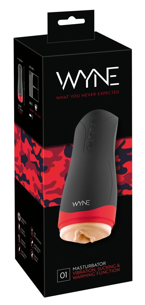 WYNE Masturbador 01 - Vibraciones, Calor y Succión
