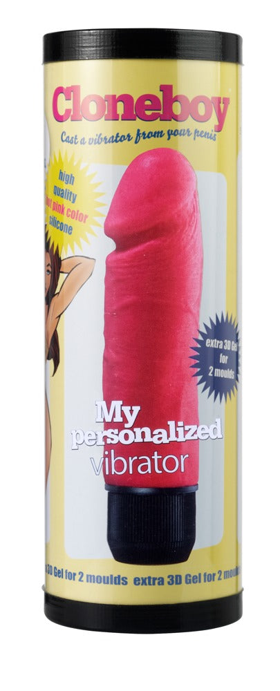 Cloneboy Vibrator Hot Pink - Kit de Molde Personalizado con Vibración