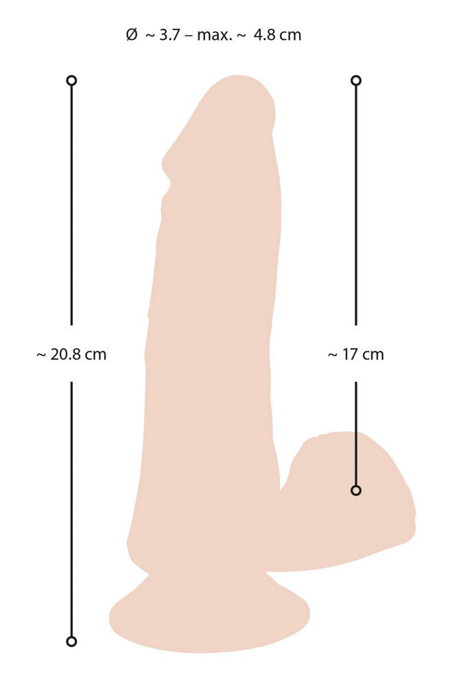 Nature Skin Vibrador Realista Flexible con Control Remoto Inalámbrico