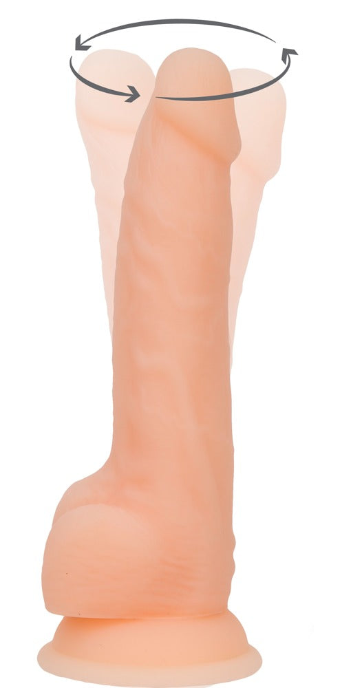 Vibrador Realista 8" Rotating & Vibrating Dong - Naked Addiction