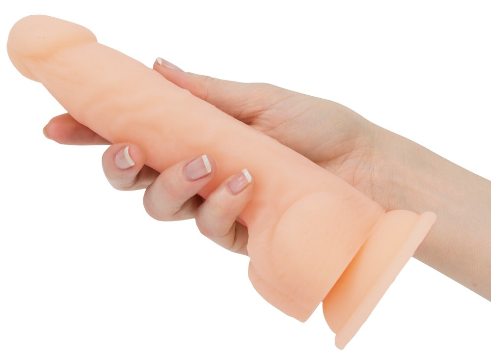 Vibrador Realista 8" Rotating & Vibrating Dong - Naked Addiction