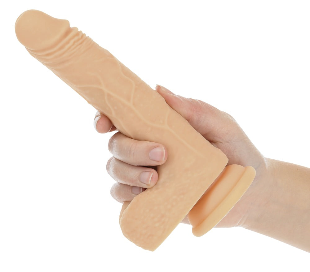 Vibrador Realista 7.5" Rotating & Thrusting con Rotación y Empuje - Naked Addiction
