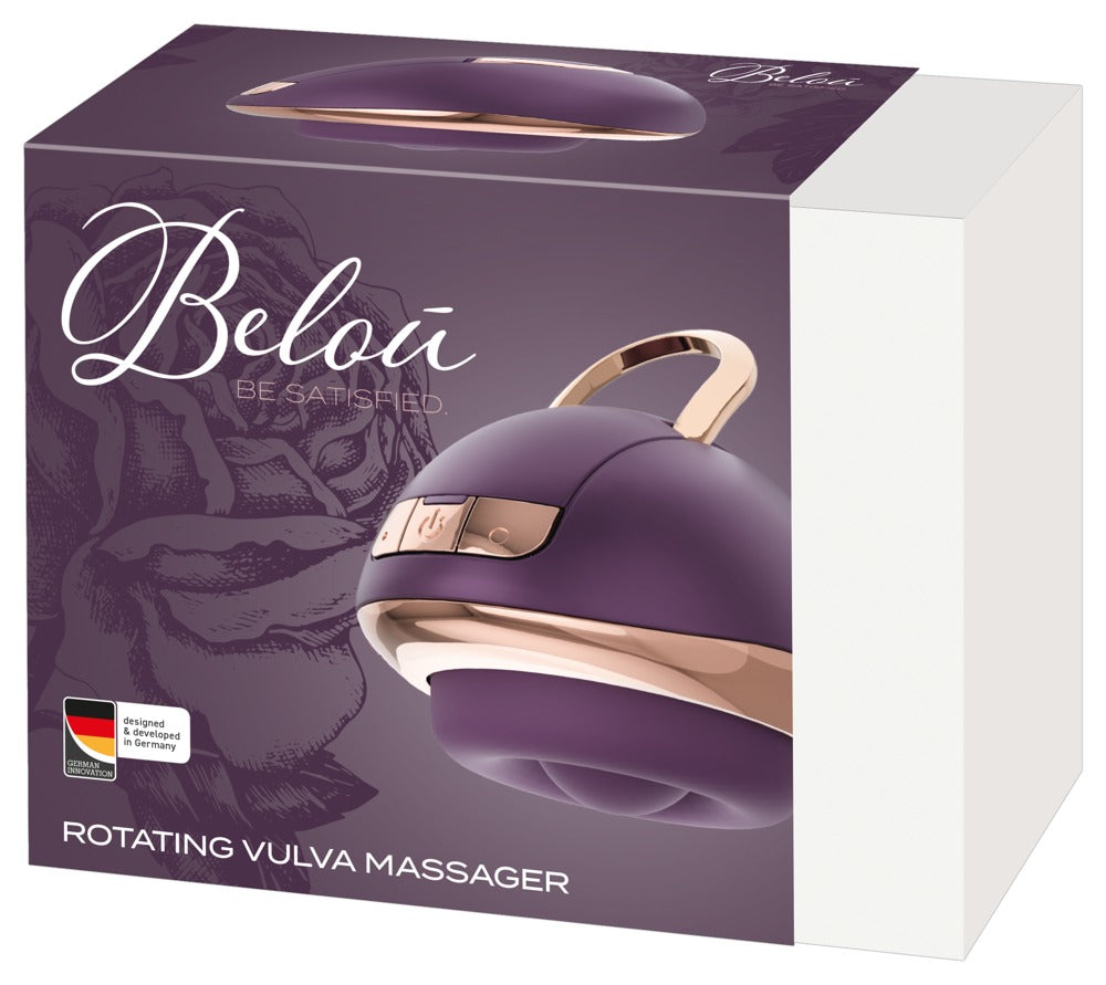 Belou Rotating Vulva Massager - Masajeador de Vulva con Bolas Giratorias