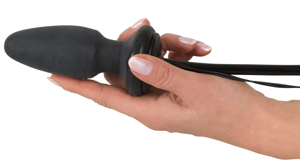 Fanny Hill's Butt Plug Black - Plug Anal Inflable con Vibración You2Toys